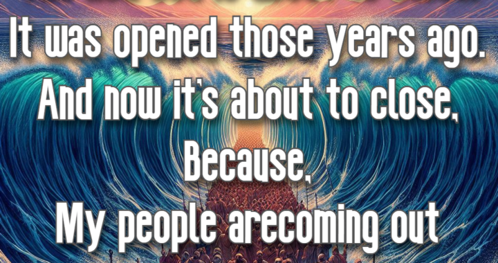 Urgent Message from God: The Red Sea Is about to Close