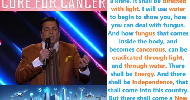 Prophecy: Miraculous Cancer Cure using Light and Water Technology!