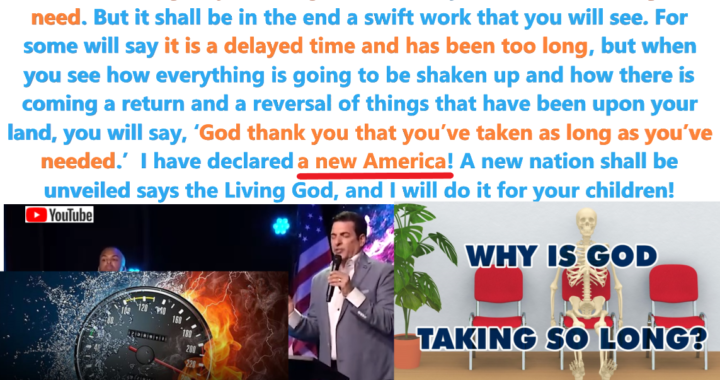 2021 Prophecy: Season of Acceleration, Great Change, New America.