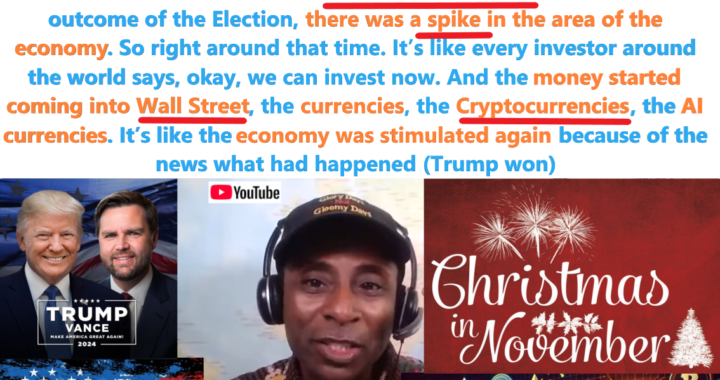 Election Week Prophecy: A Christmas Miracle for Crypto and Wall Street!