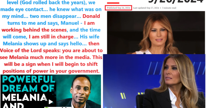 Prophecy being Fulfilled: Melania Trump in the Media