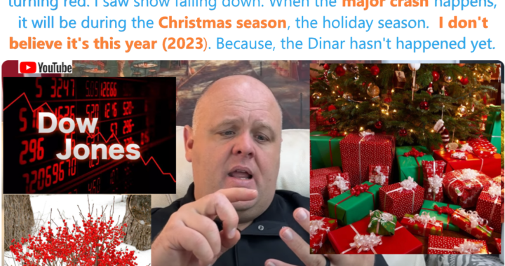Urgent Prophecy: Brandon Biggs Warns of Dow, Dinar, and Economic Crash!