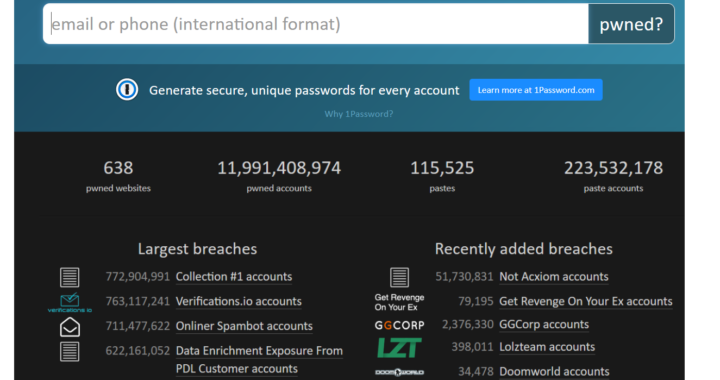 Is Your Password Hacked/Stolen? Check Have I Been Pwned!