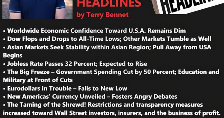 Terry Bennett’s Prophetic Headlines From the Future: What Lies Ahead!