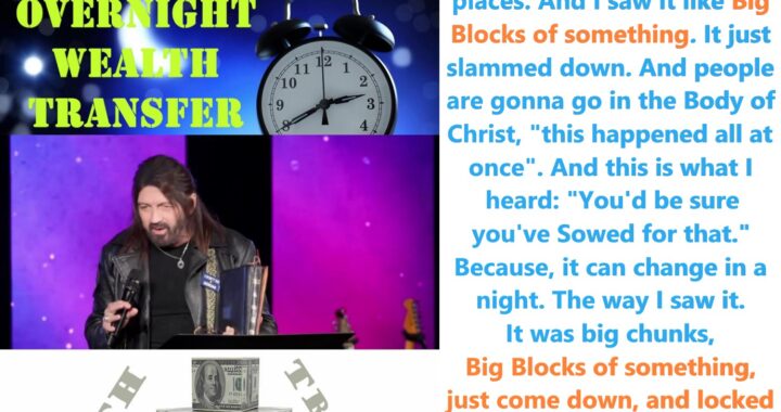 You will wake up – Massive Amounts of Wealth transferred — Robin Bullock