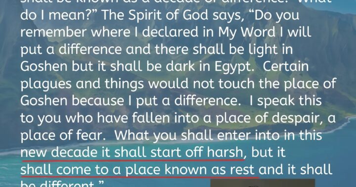 New Decade: it Shall Start off HARSH, but it Shall Come to a REST