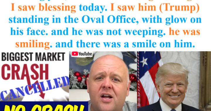 Powerful Vision of Blessing: Trump Smiling in Oval Office, No Crash!