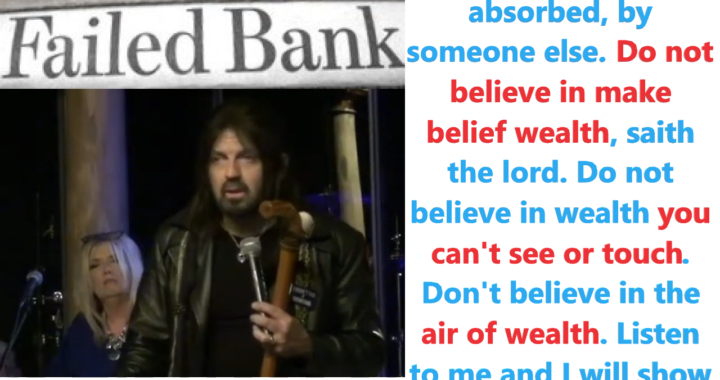 Some Banks Will Fail and Make Belief Wealth