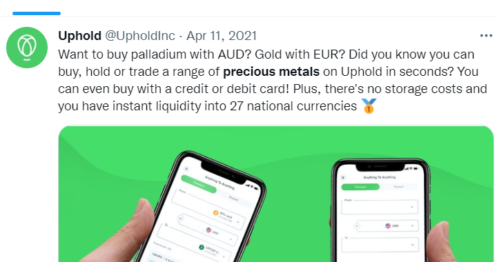 Discover How to Buy Precious Metals on Uphold