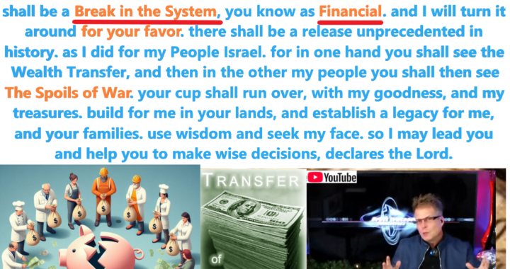 Unparalleled Wealth, Shall Now Be Released To My People