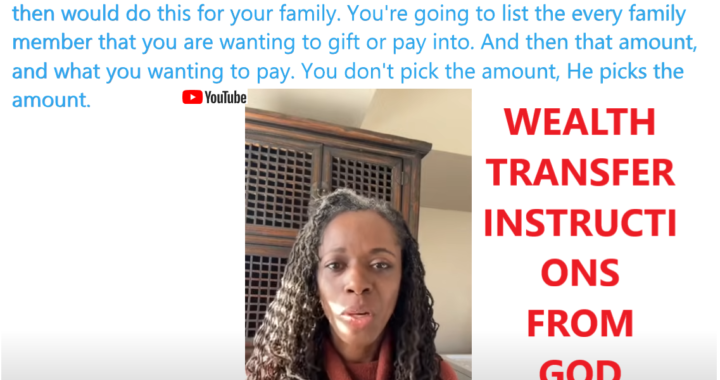 Get Approval from God before spending Wealth Transfer money
