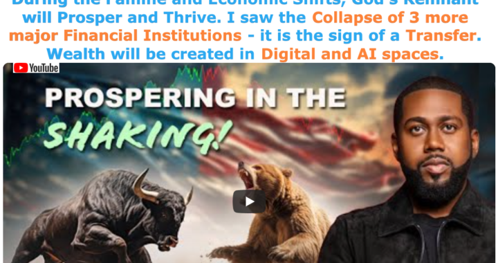 Collapse Of Financial Institutions Brings Wealth Transfer To His People