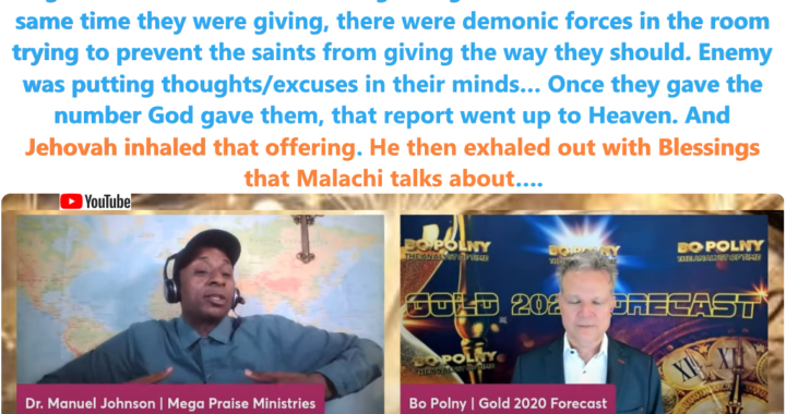 Manuel Johnson Reveals What Happens in Heaven When You Tithe