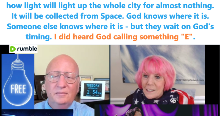 Obtaining Electricity from Space and Big E – Prophetic Update