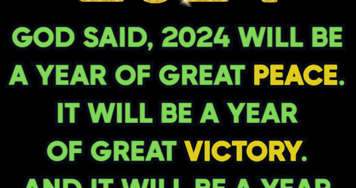 God: 2024 will be a year of Great Peace and Victory, where it’s 100 Fold.