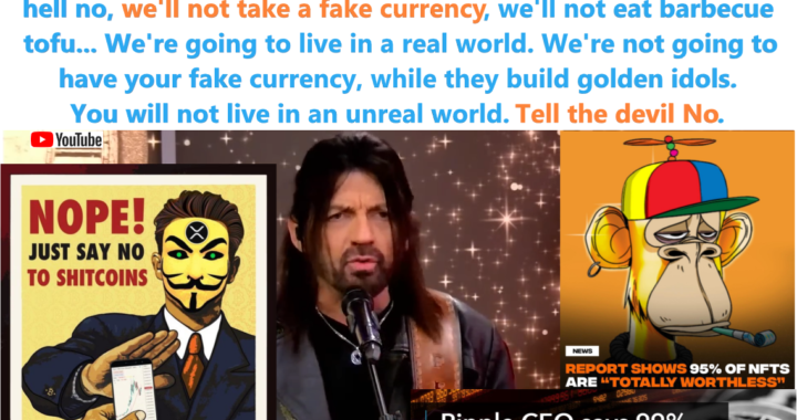 Say No to Satan: Reject Fake Currency and Embrace Real Wealth!