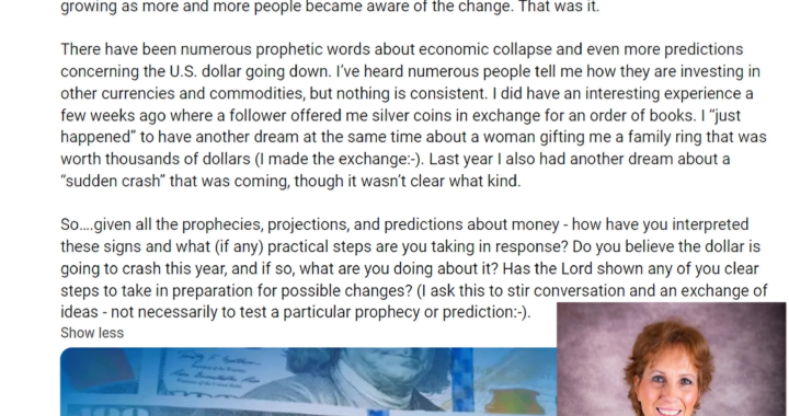 Dream: People from Church in line to make a Money Exchange