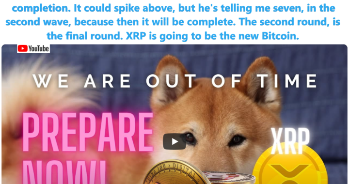 XRP to be the new Bitcoin. $7 SHIB Prophecy.