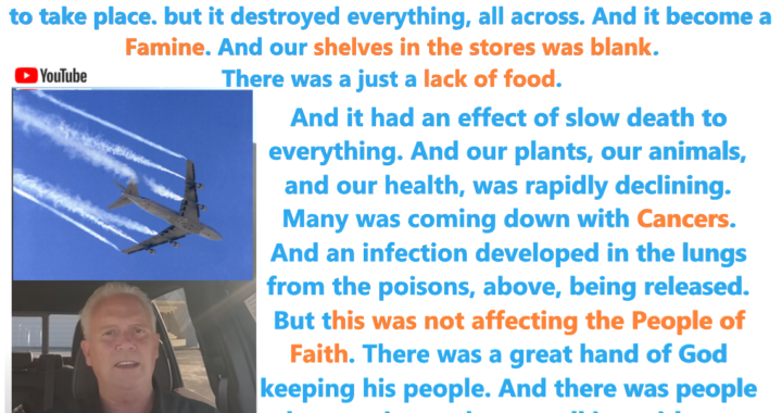 Prophetic Warning: Poisoned Skies, Empty Shelves, But God’s People Protected!