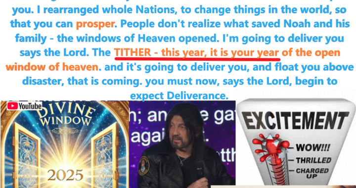 Year Of The Tither – Open Windows Of Heaven Await You