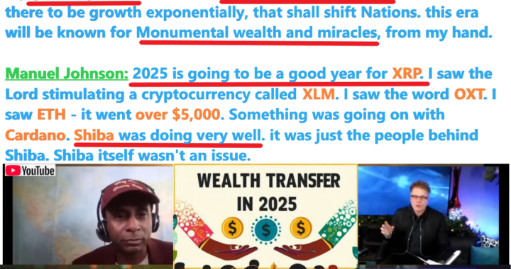 Get Ready For 2025: Wealth Transfer, Crypto, Vindication, And Miracles!
