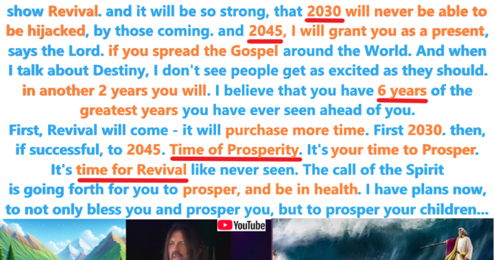 Revival Is Here: 6 Years to Prosper, Flourish, and Fulfill Your Destiny