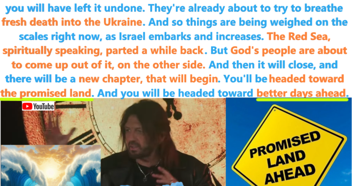 The Red Sea Has Parted – God’s People Are Emerging