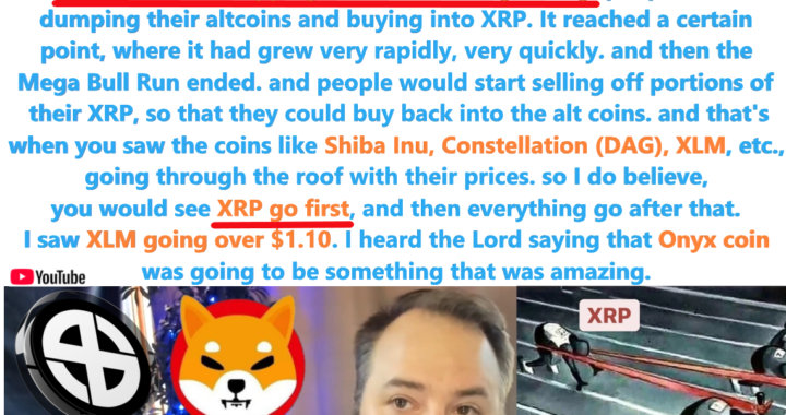 XRP To The Moon First, Then SHIB With Other Altcoins