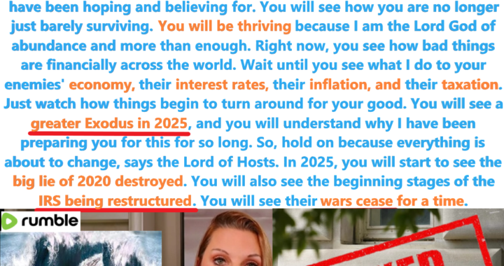 2025: Great Exodus, Wealth Restored – A Year of Divine Shifts!