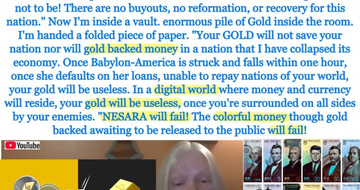 Digital Currency Replaces Gold: NESARA and Rainbow Currency Fail