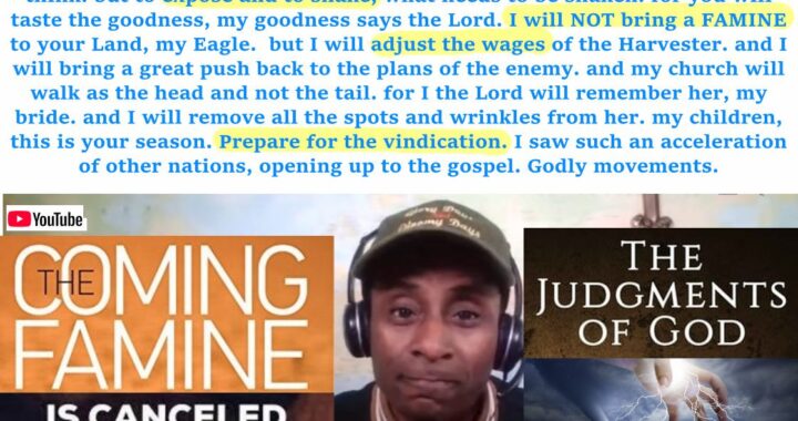 No Judgment or Famine in 2025: Grace & Vindication