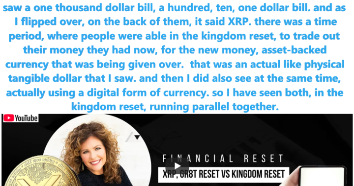 XRP Becomes The New Dollar – Digital And Physical Wealth In The Reset!