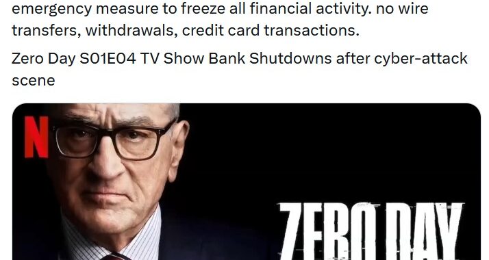 Is Zero Day Warning Us About the Impending Cyber Attack?