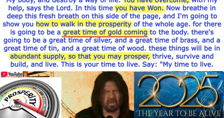 Great Time of Gold Coming to the Body