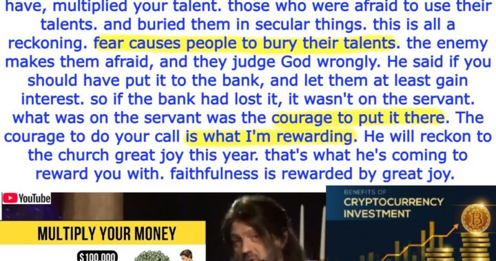The Lord is Coming to Reward Those Who’ve Multiplied Their Talents