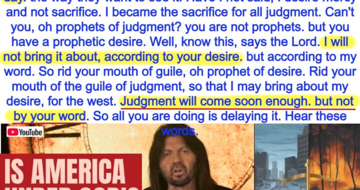 Prophets Misread God’s Will for America’s Fate