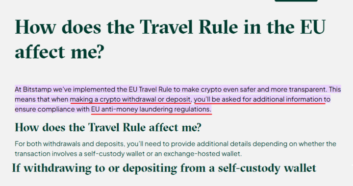 Prove Your Wallet Ownership Now – Crypto Crackdown – Travel Rule