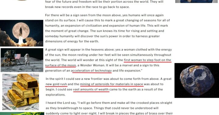 Plant Energy, Asteroid Gold Mining, Woman on the Moon