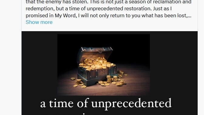 Restoration Season: God Multiplies What Was Lost