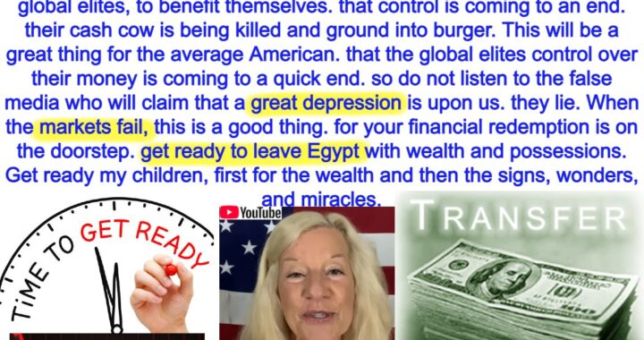 Wealth Transfer: Markets Will Plummet, Financial System to Change