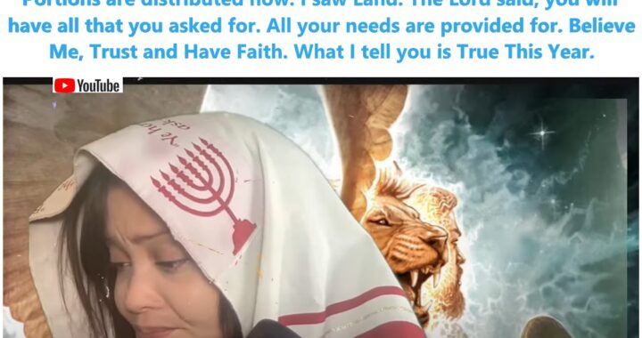 Portions are Distributed Now – Your Needs Provided For