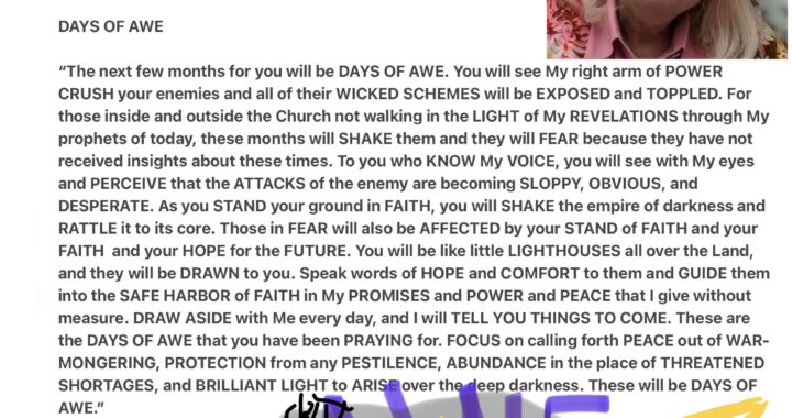 Days of Awe Are Here – The Darkness Will Be Shaken