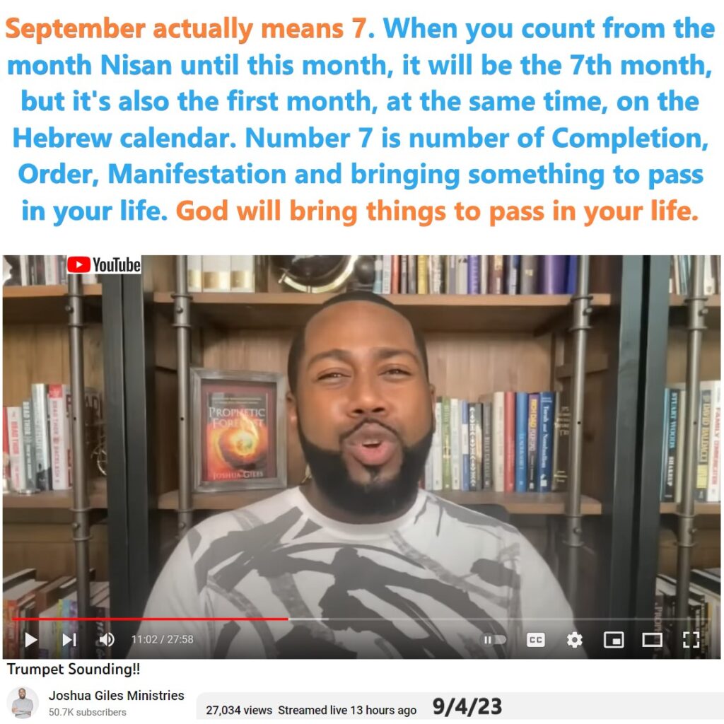 Heaven’s Timing: September is the 7th Month and Brings Completion ...