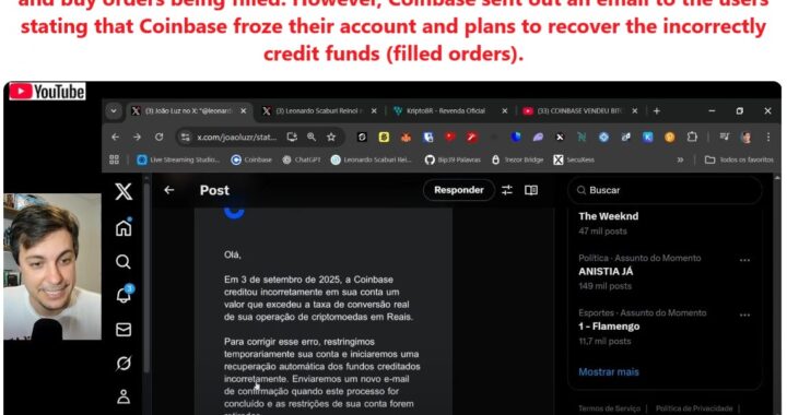 Coinbase Freezes Accounts After Brazil Bitcoin Flash Crash