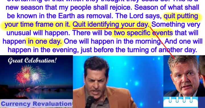 New Currency, Revaluing, Removals, Celebrations