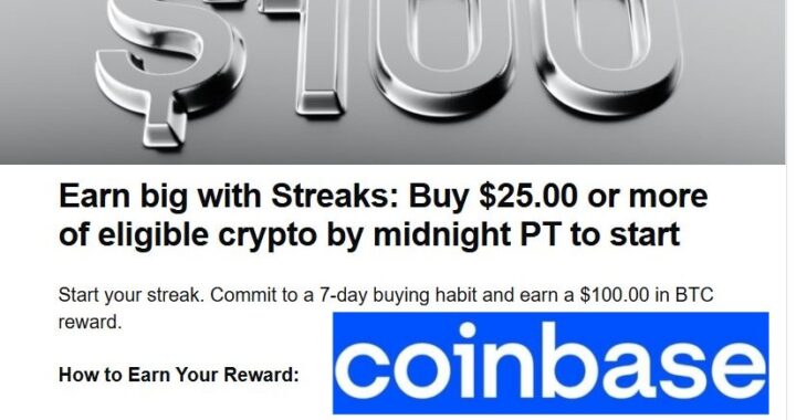 FREE CRYPTO!!! Coinbase giving away $100 worth of BTC