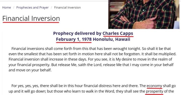Financial Inversion Coming – Wealth of the Wicked Drained into the Gospel