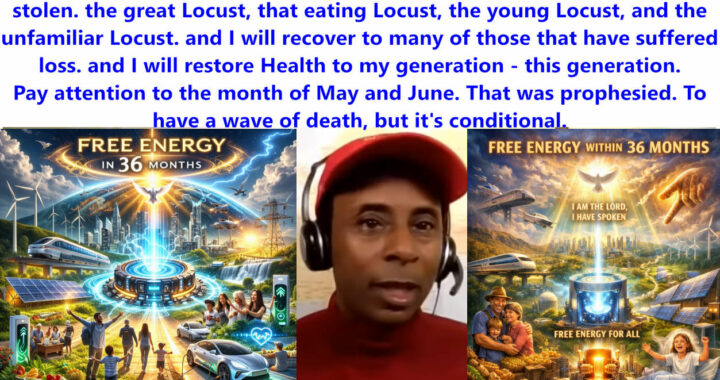 36 Months Vision – Free Energy on the people