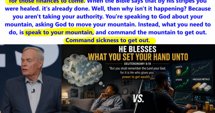 Speak To The Mountain – Command Healing Now