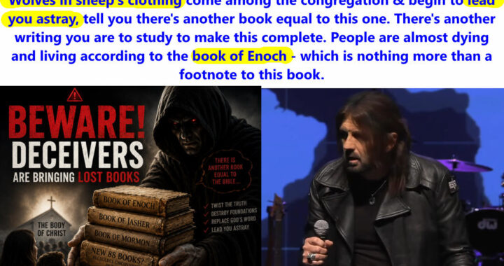 Deceivers in the Church – The Bible Still Rules